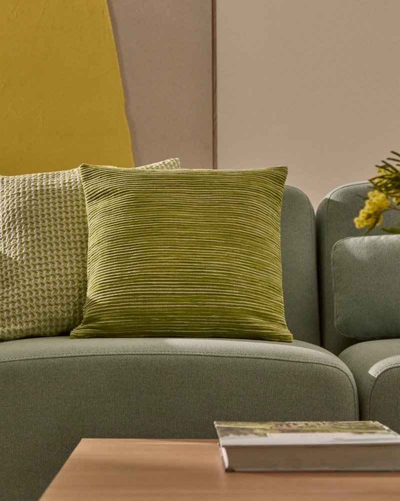 Niera green cushion cover 45 x 45cm