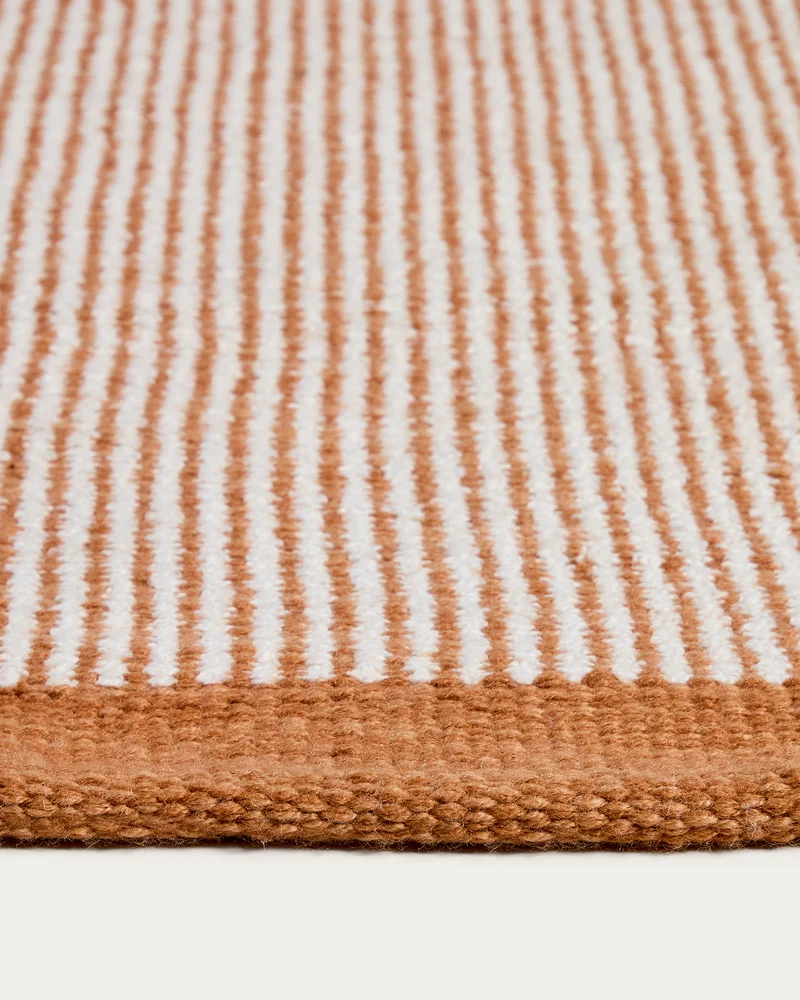 Tinei orange 100% PET rug 200 x 300cm