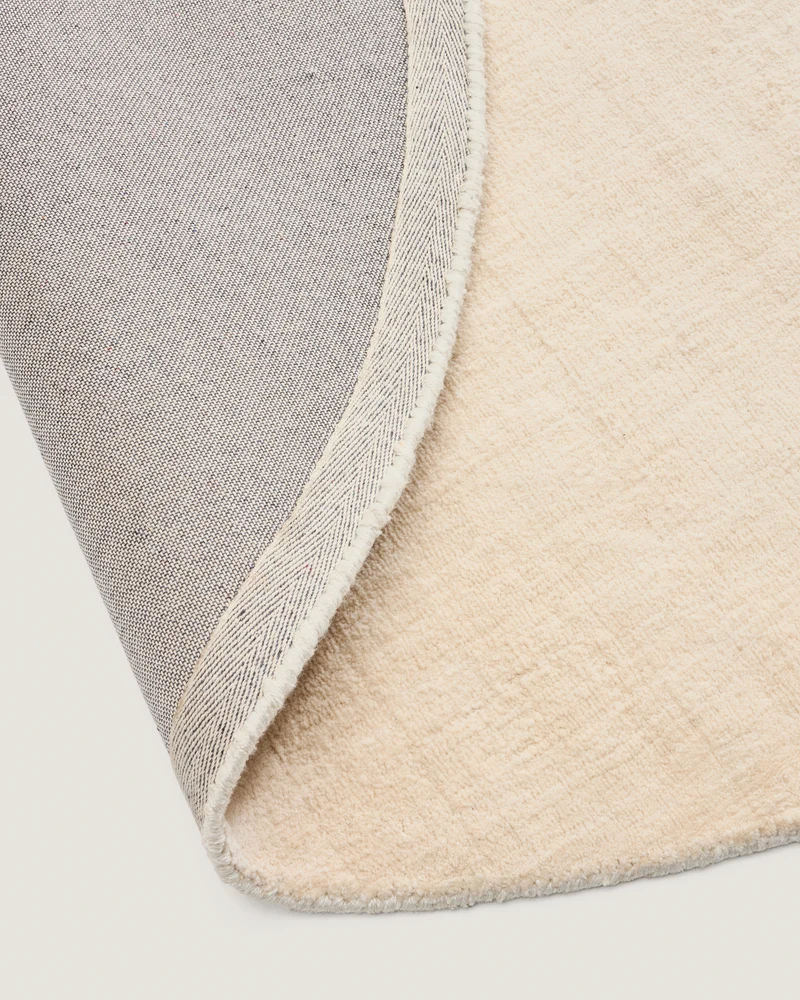 Empuries white round rug Ø200cm