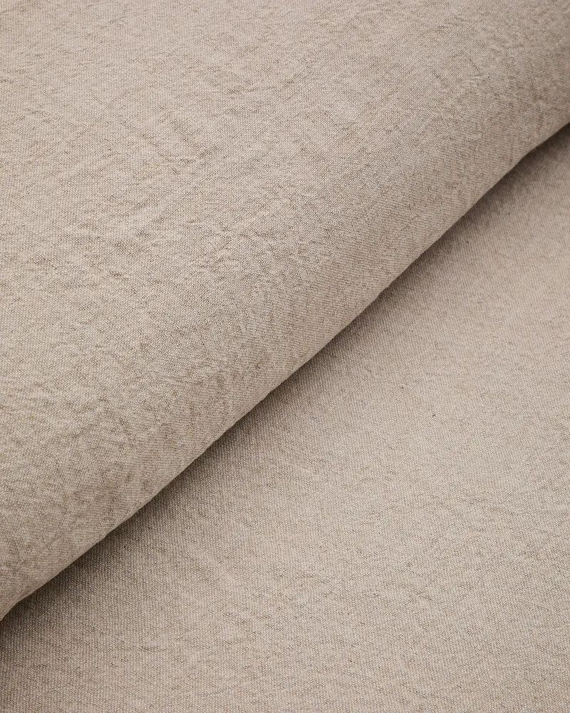 Tandi beige 100% linen bedspread for 150/160cm bed