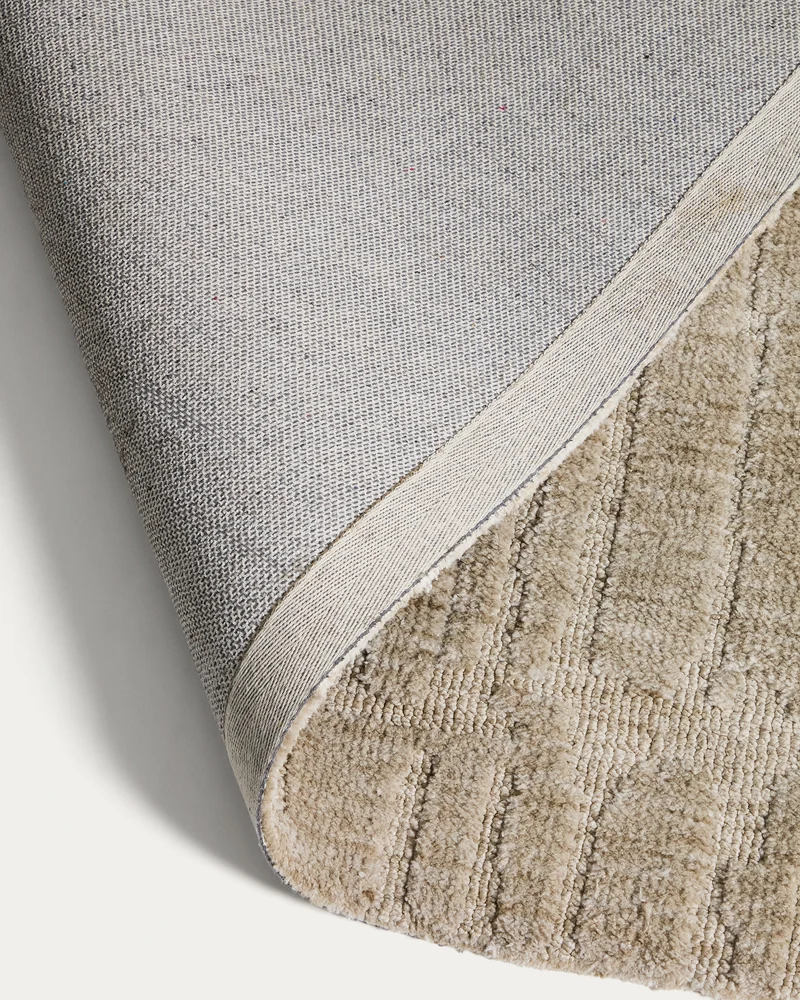 Eriana green cotton blend rug 200 x 300cm