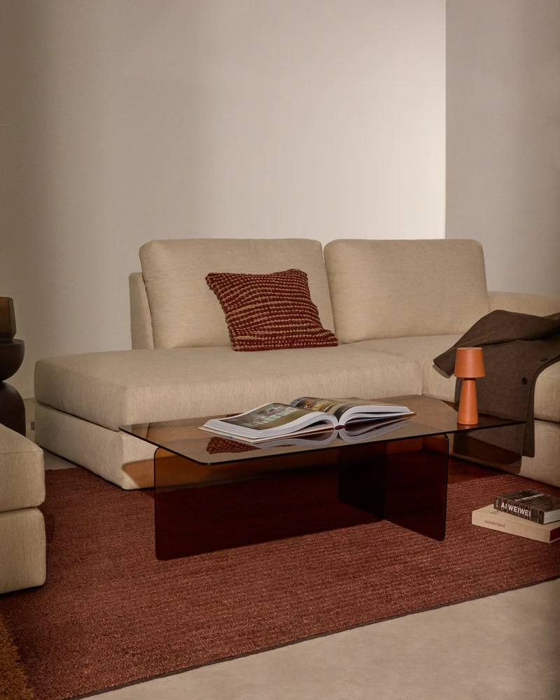 Zaren brown coffee table