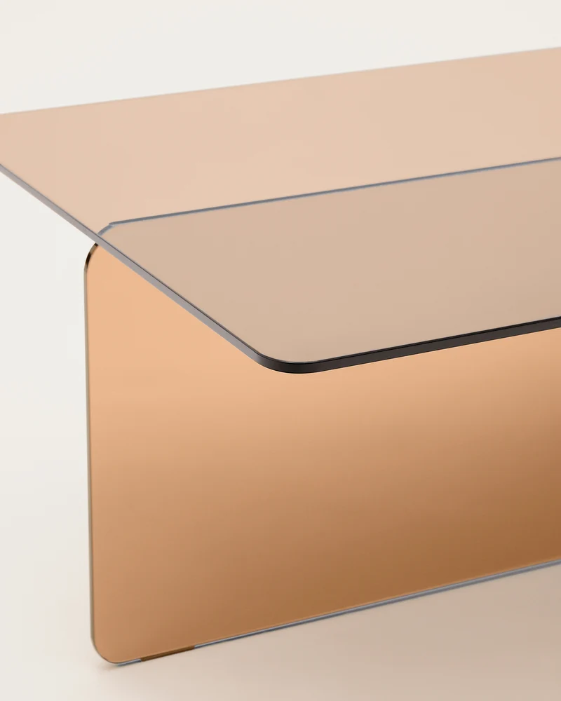 Zaren brown coffee table