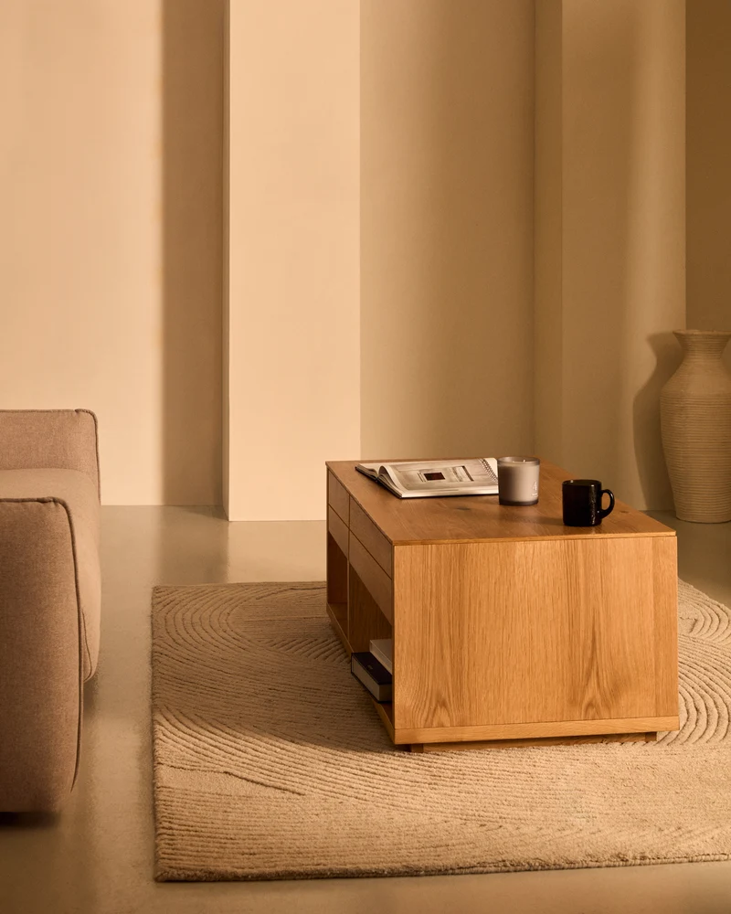 Alguema 2 Drawer Coffee Table