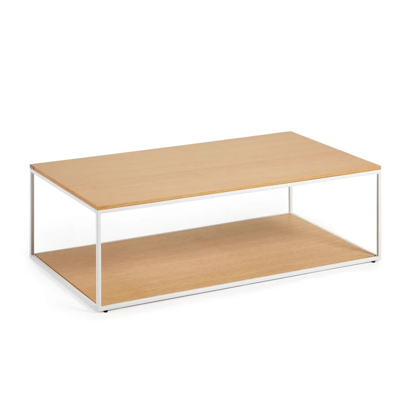 Yoana Coffee Table - Oak & White