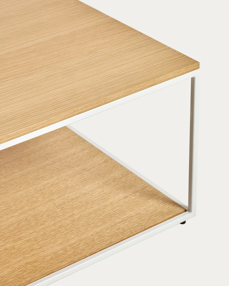 Yoana Coffee Table - Oak & White