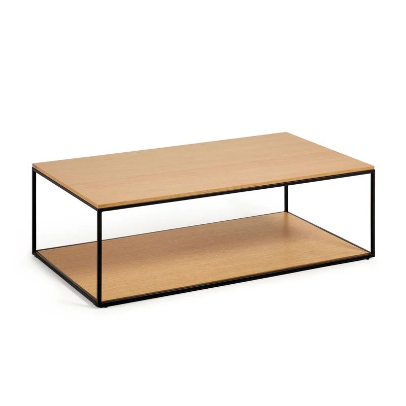 Yoana coffee table - Oak & Black