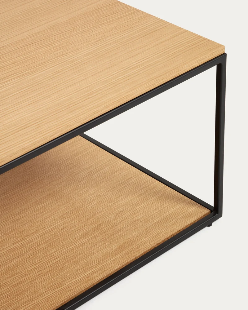 Yoana coffee table - Oak & Black