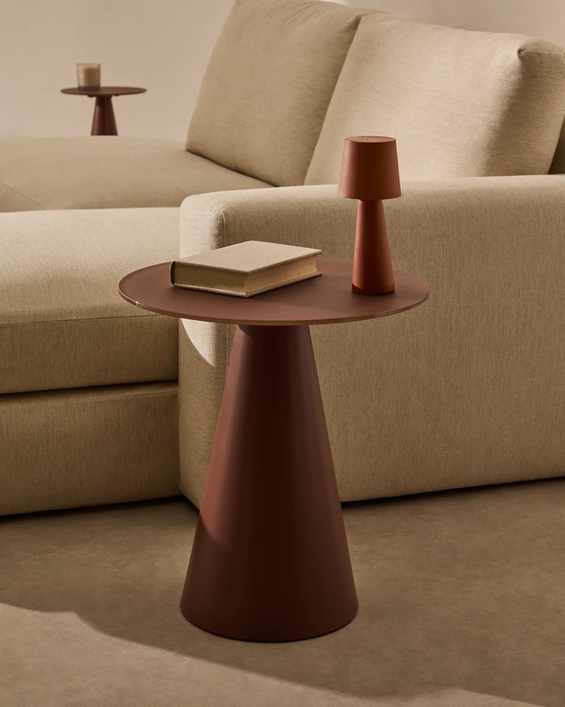Wilshire Side Table - Terracotta