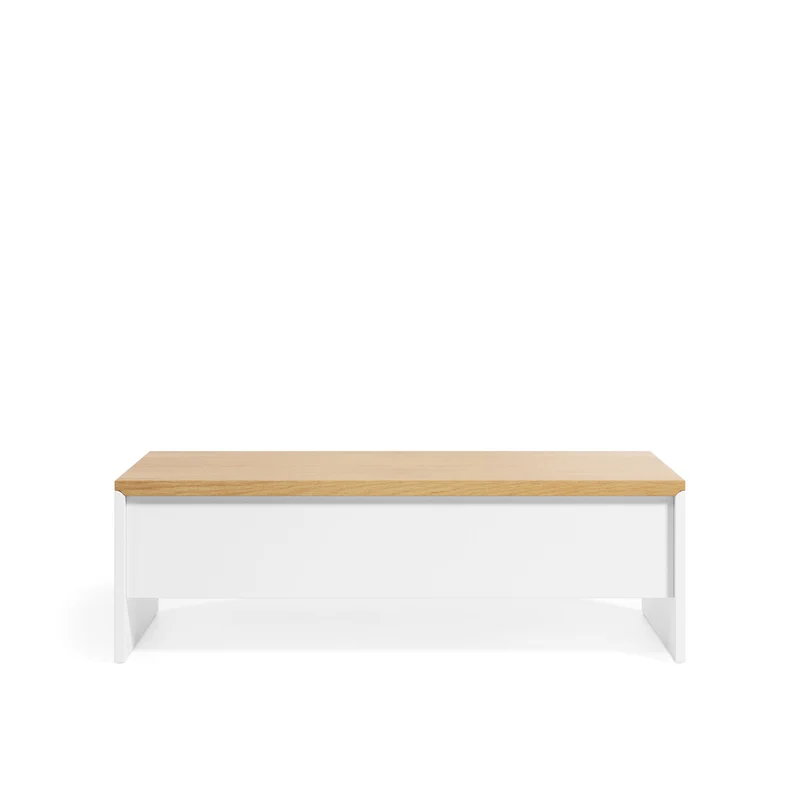 Abilen Coffee Table - Oak & White