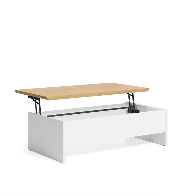 Abilen Coffee Table - Oak & White
