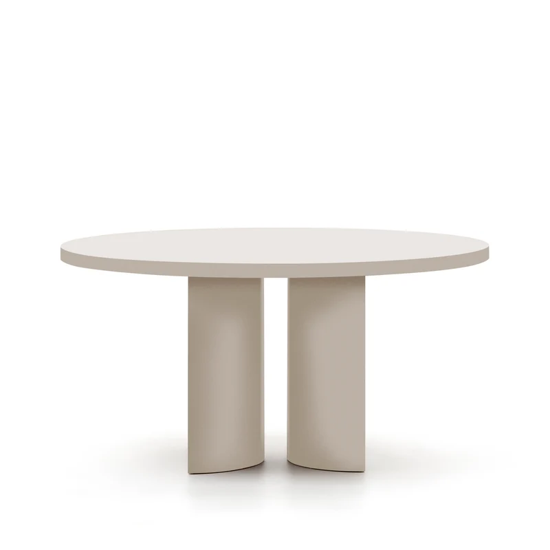 Nealy Round Dining Table - Ecru