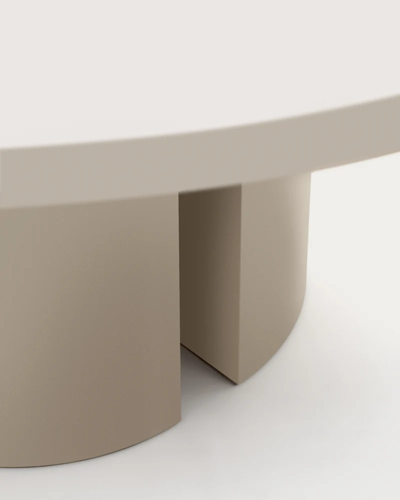 Nealy Round Dining Table - Ecru