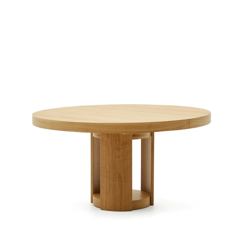 Artis Extendable Round Table - Oak