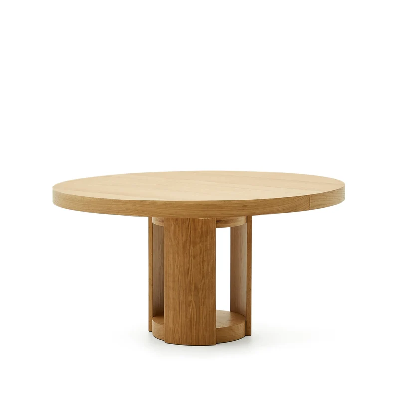 Artis Extendable Round Table - Oak