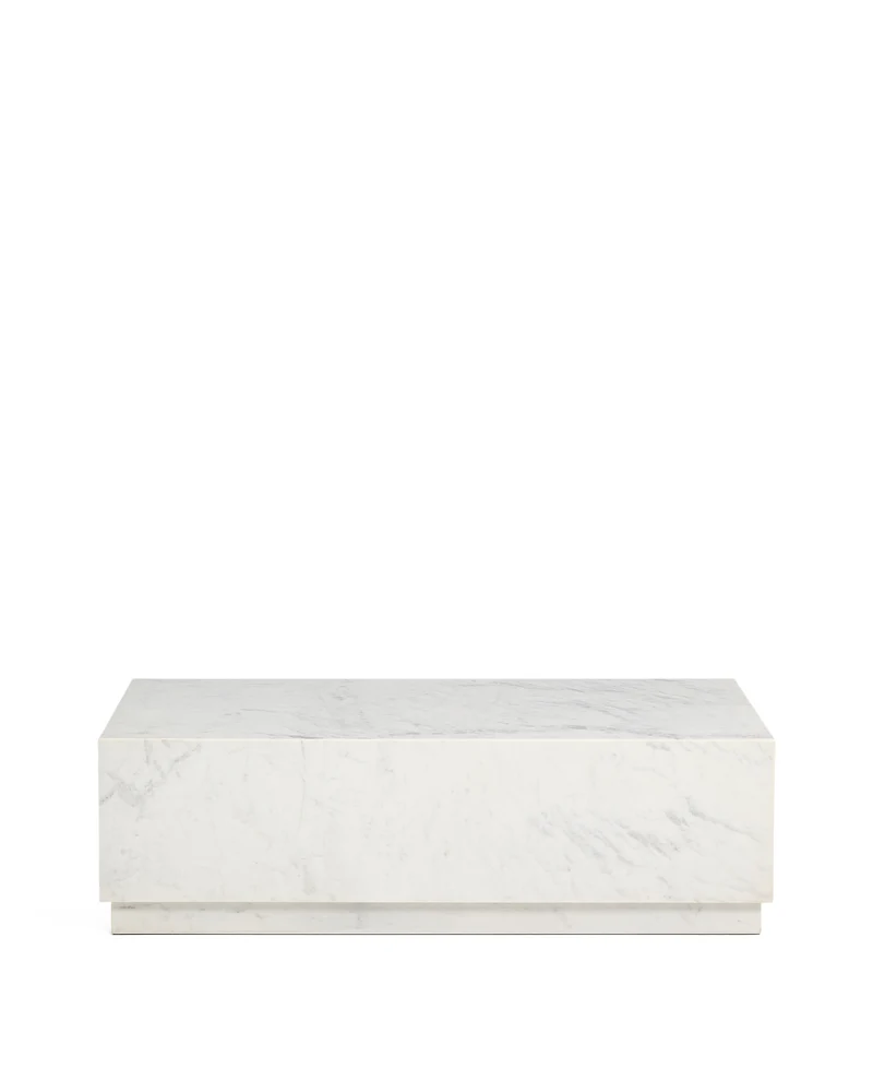 Sorein Coffee Table - White Marble