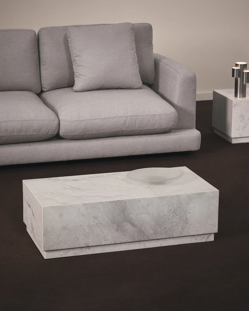 Sorein Coffee Table - White Marble
