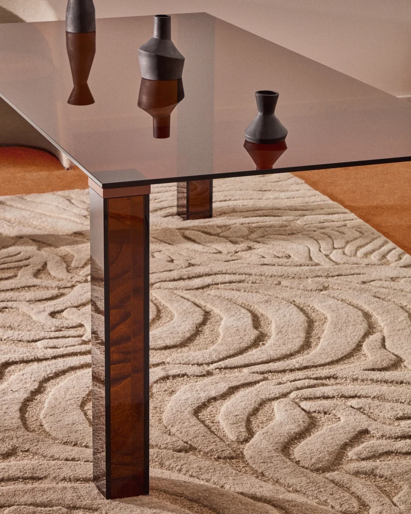 Adularia Table - Brown