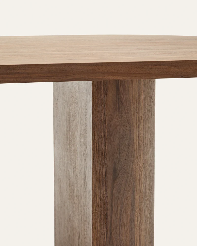 Nealy table walnut finish 240 x 100 cm