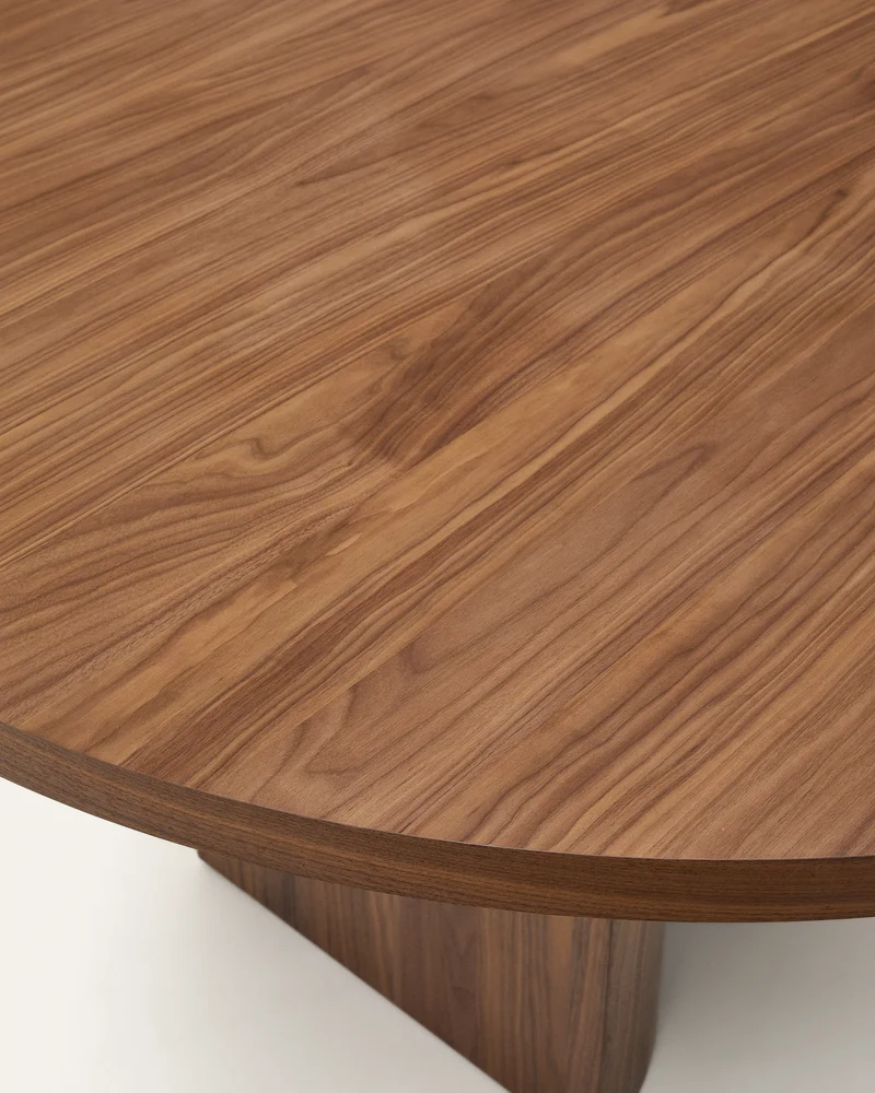 Nealy table walnut finish 200 x 100 cm