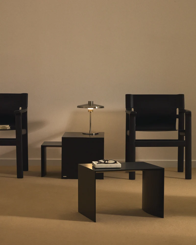 Litto set of 3 black nesting tables