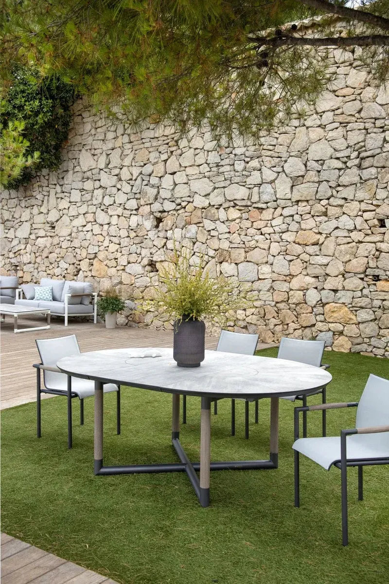 BASTINGAGE - Table repas extensible ronde