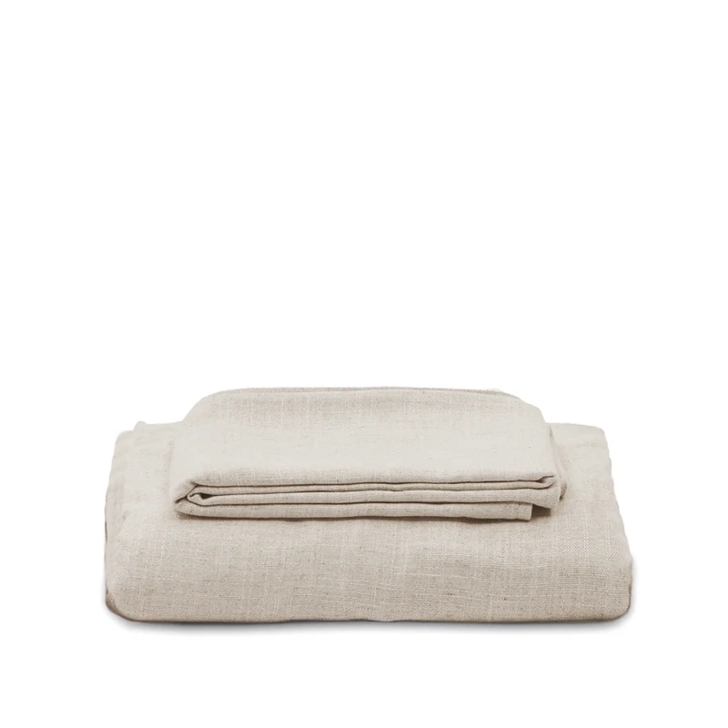 Anarela 3 seater sofa cover in beige linen