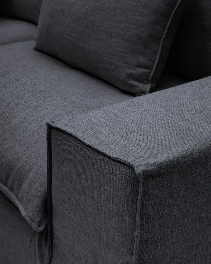 Anarela 2-seater sofa - Dark Grey