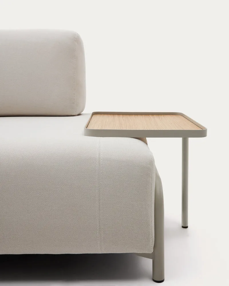 Compo Sofa Beige Chenille - Large Tray