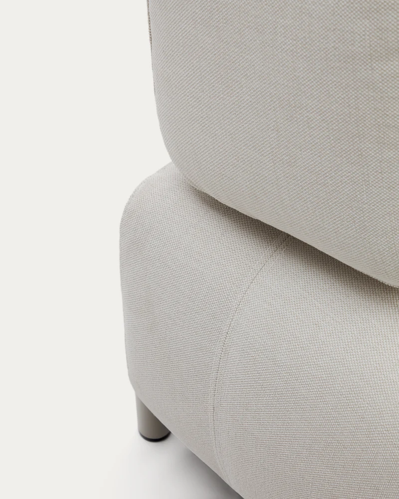 Compo Sofa Beige Chenille - Large Tray