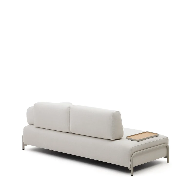 Compo Sofa Beige Chenille - Small Tray