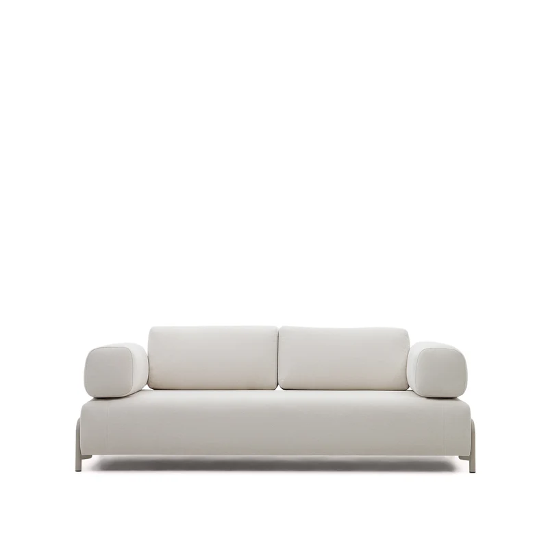 Compo Sofa Beige Chenille - Armrests