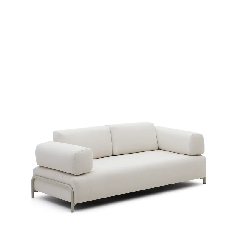 Compo Sofa Beige Chenille - Armrests
