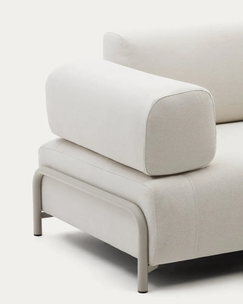 Compo Sofa Beige Chenille - Armrests