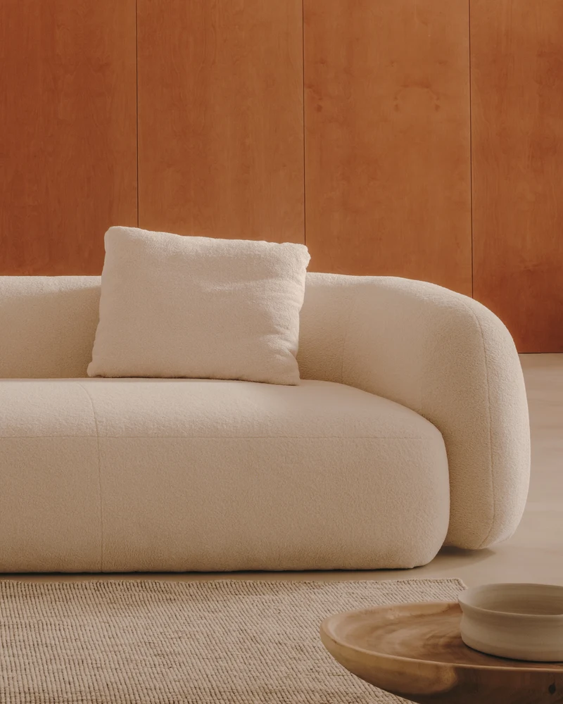 Martina Ecru Bouclé Cushion