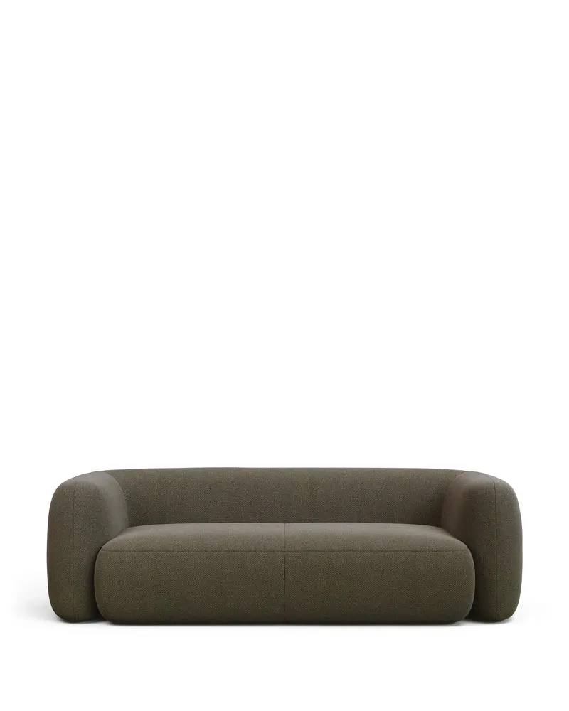 Martina 3-Seater - Green Bouclé