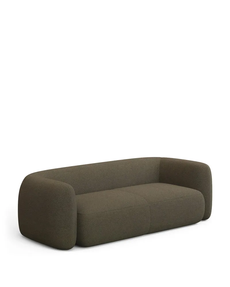 Martina 3-Seater - Green Bouclé