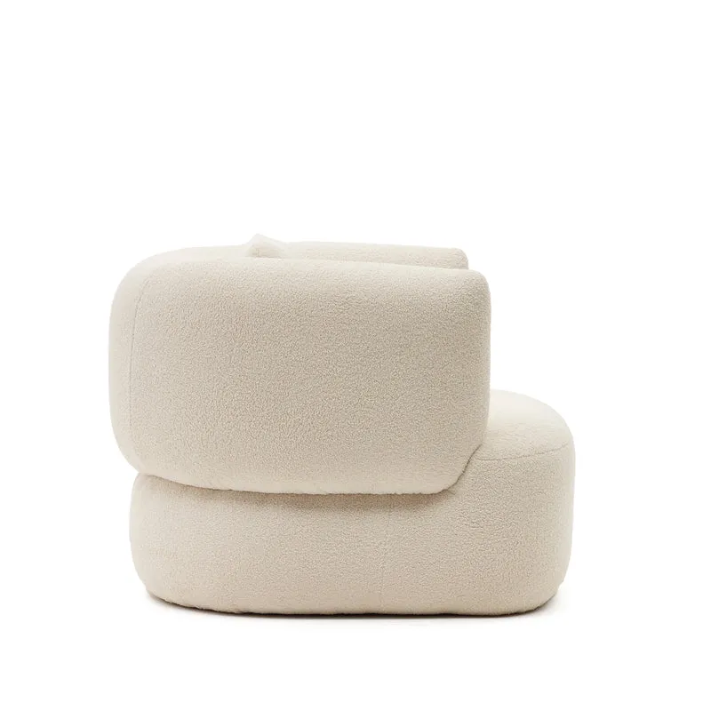 Martina Swivel Chair - Ecru Bouclé
