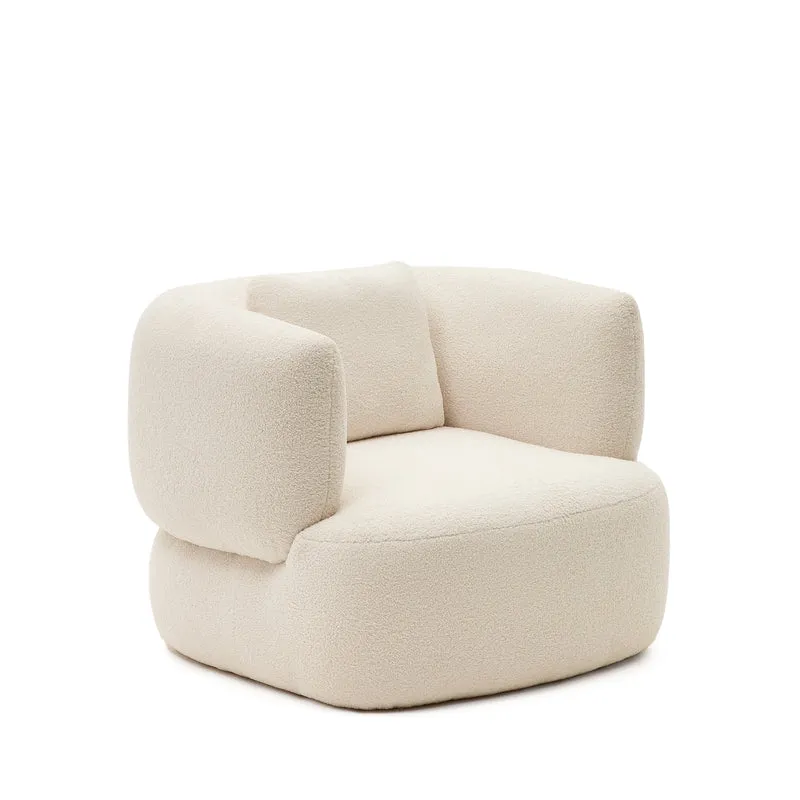 Martina Armchair - Ecru Bouclé