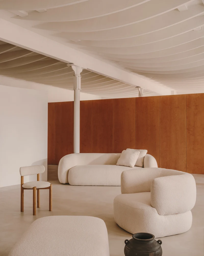 Martina Armchair - Ecru Bouclé