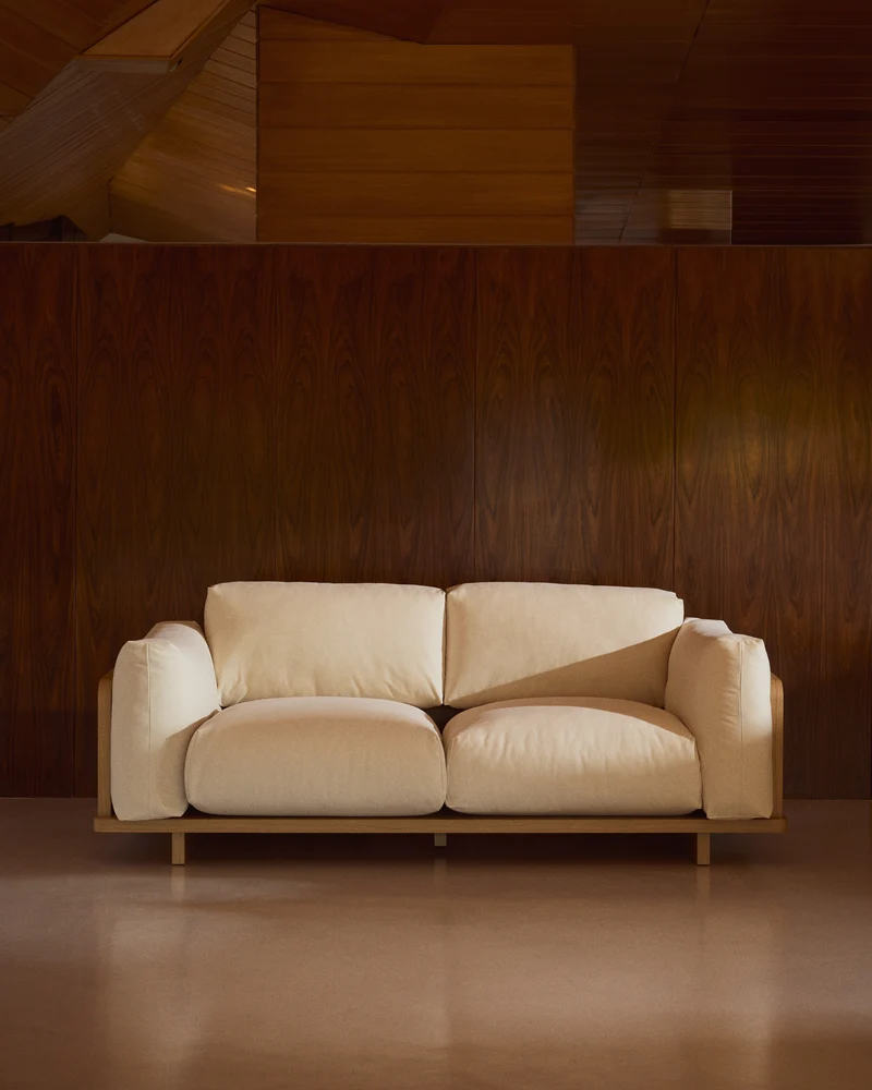 Oaq Beige Sofa