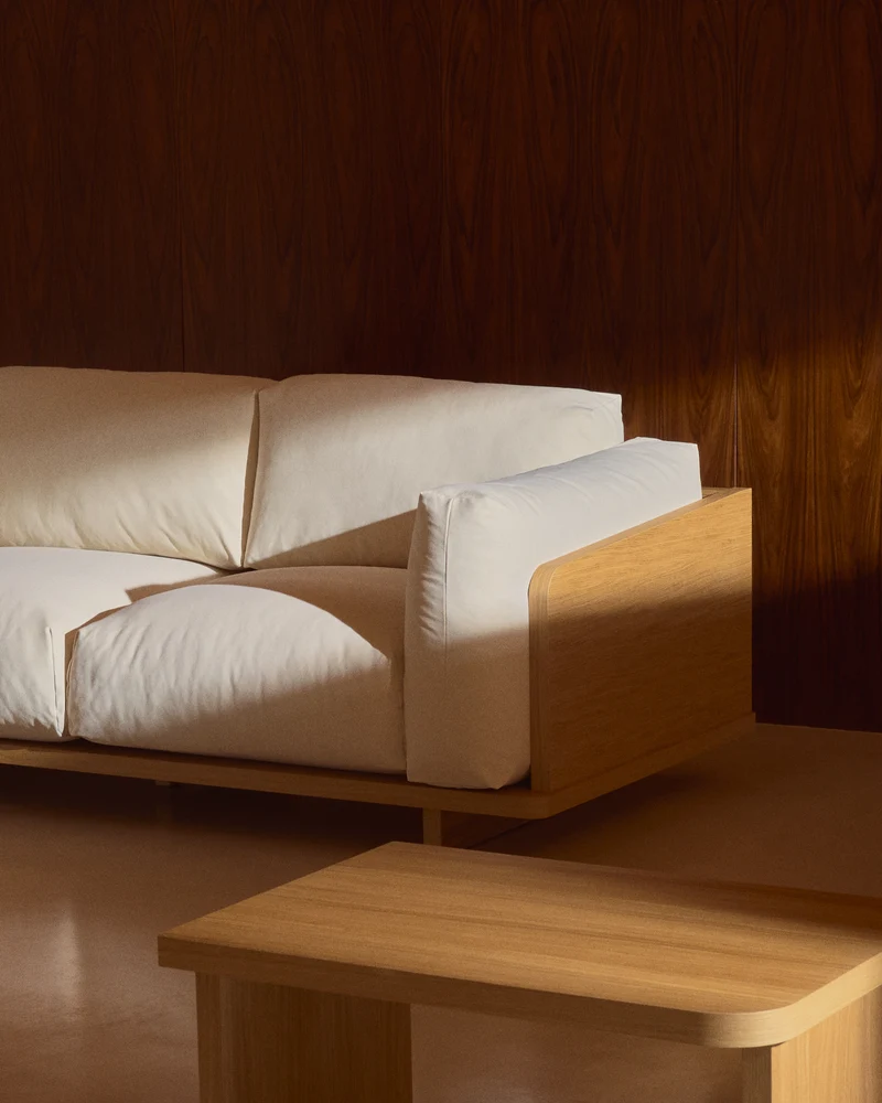 Oaq Beige Sofa