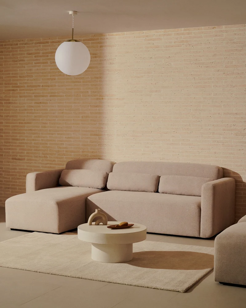 Neom 3-Seater with Chaise - Beige