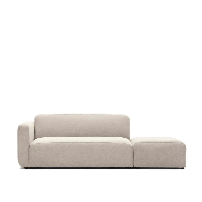 Neom 2-Seater with Pouffe - Beige