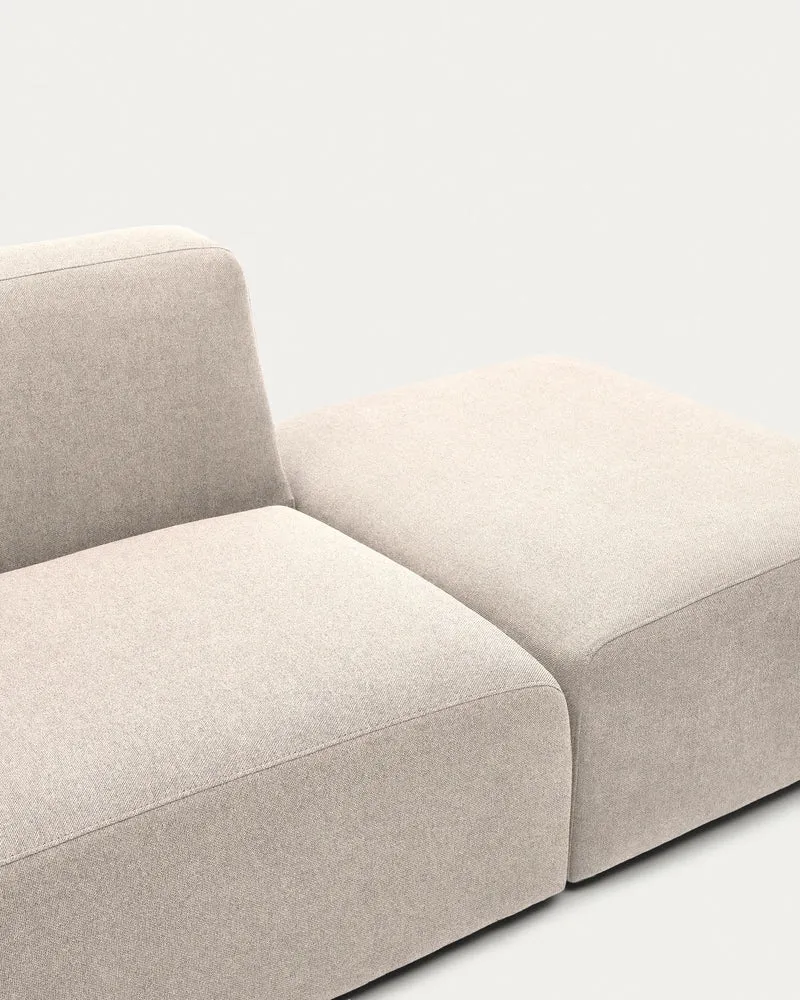 Neom 2-Seater with Pouffe - Beige
