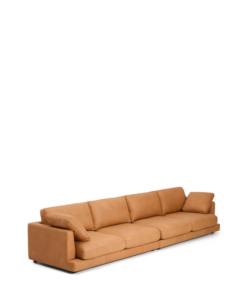 Gala 6-Seater - Brown Leather