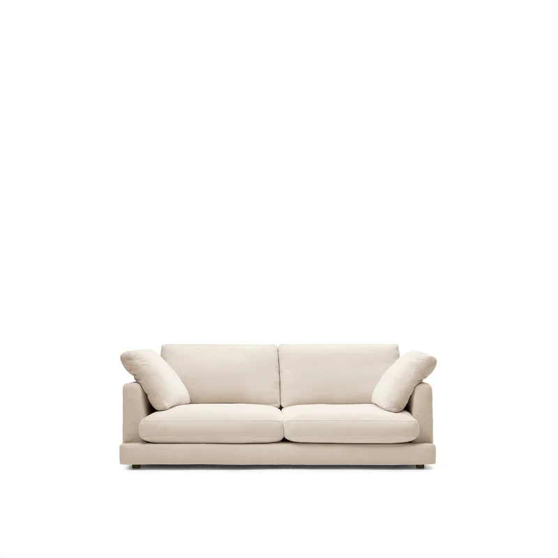 Gala 3-Seater - Beige Chenille