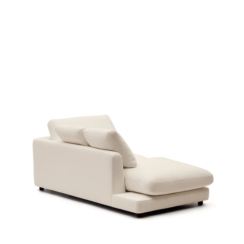 Gala Left Chaise - Beige Chenille