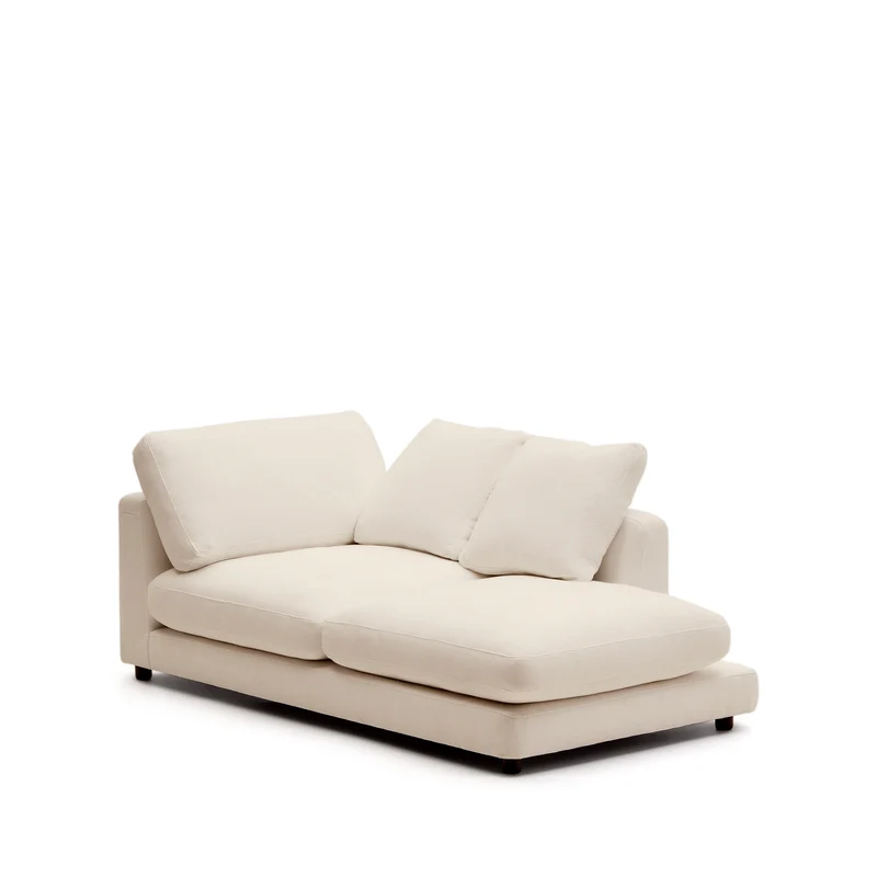 Gala Right Chaise Longue - Beige Chenille