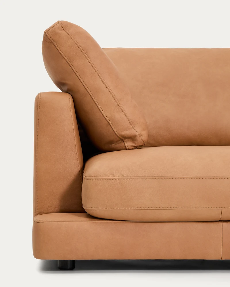 Gala 4-seater - Brown Leather